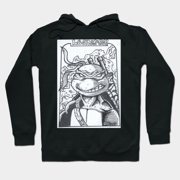 LEONARDO TMNT Hoodie by BigClintYeager